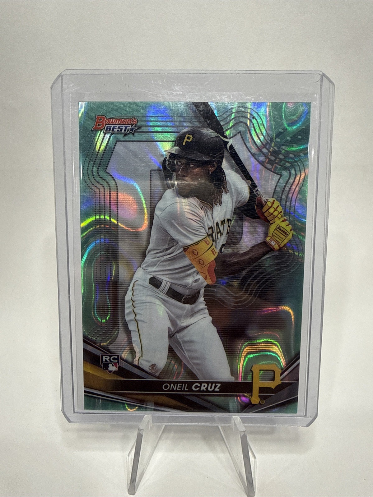 2022 Bowman's Best - Oneil Cruz #36 Aqua Lava Refractor /199 (RC)