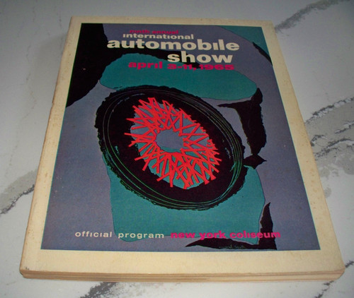 1965 New York International Automobile Show Program Exc Cond Complete 0223