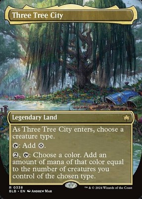 Bloomburrow Variants Three Tree City (0338) - Borderless
