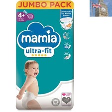 Hypoallergenic Baby Nappies, Size 4+, 78 Count - Dry & Comfortable Solution 0.28 per nappy