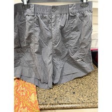AFTCO Mens Original Fishing Shorts Charcoal Gray Size 42 Elastic Waist M01