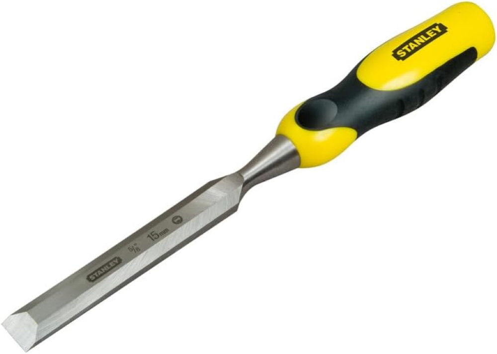 Scalpello smussato - scalpello da 15 mm, ideale per lavori di falegnameria, real
