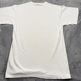 Vintage 1994 Sega Saturn Gaming System Large White Mens Graphic Promo T-Shirt