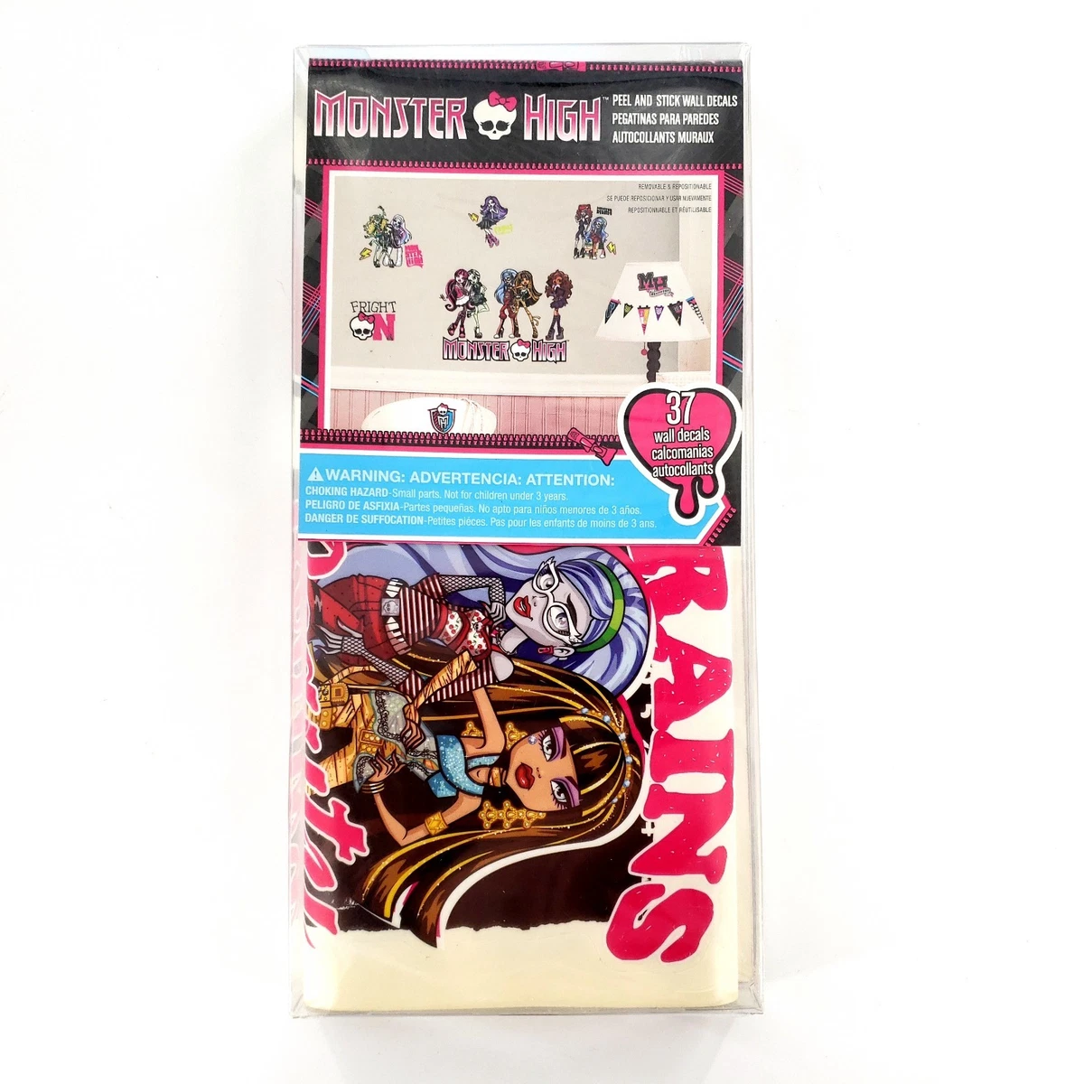 monster high wall stickers products for sale | eBay UK