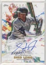 2020 Topps Inception Rookies & Emerging Stars /245 Shed Long #RESA-SL Auto 0l6z