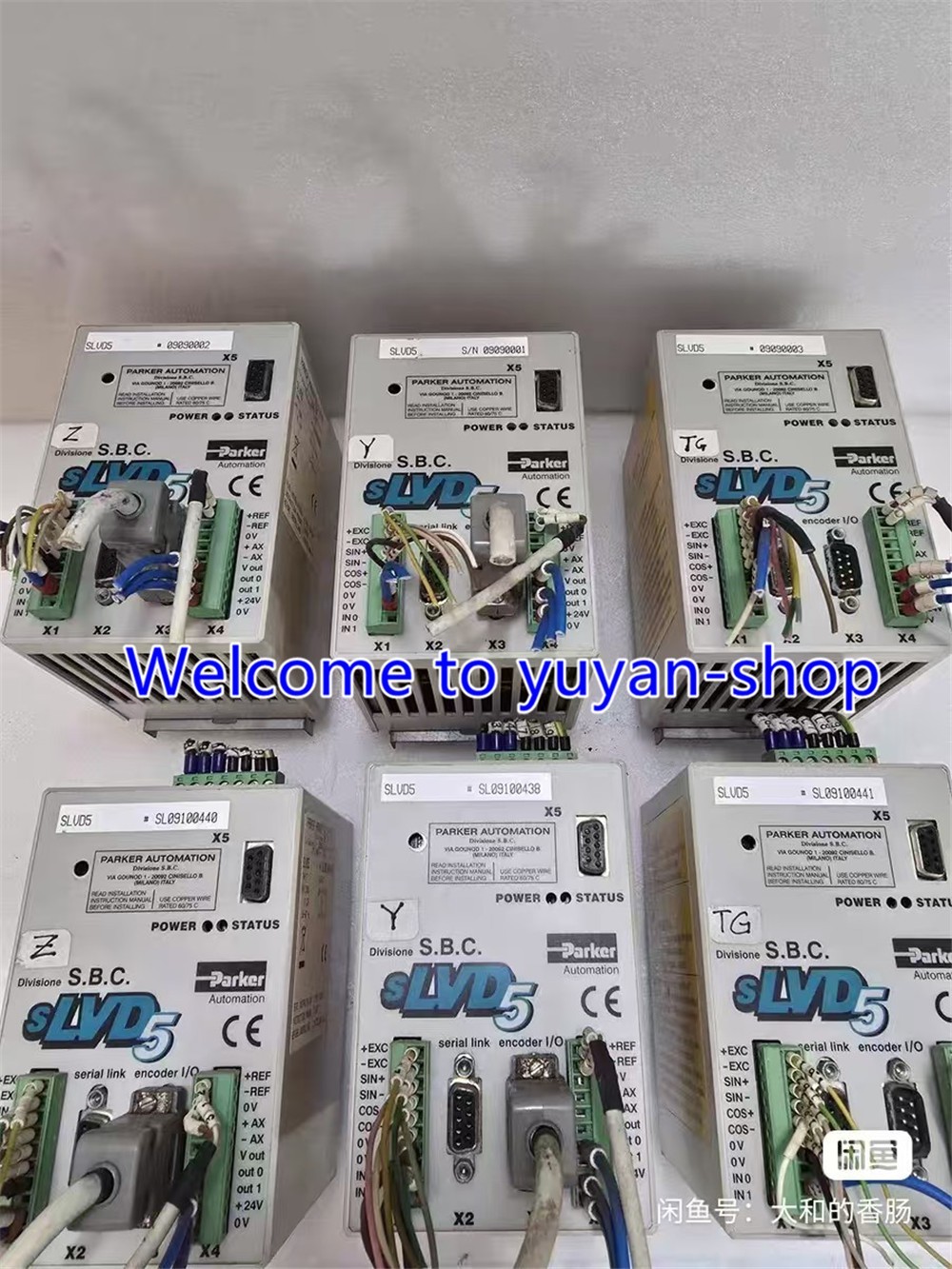 1PCS Used PARKER SLVD5 Servo Motor Drive SLVD5 #T595 YS