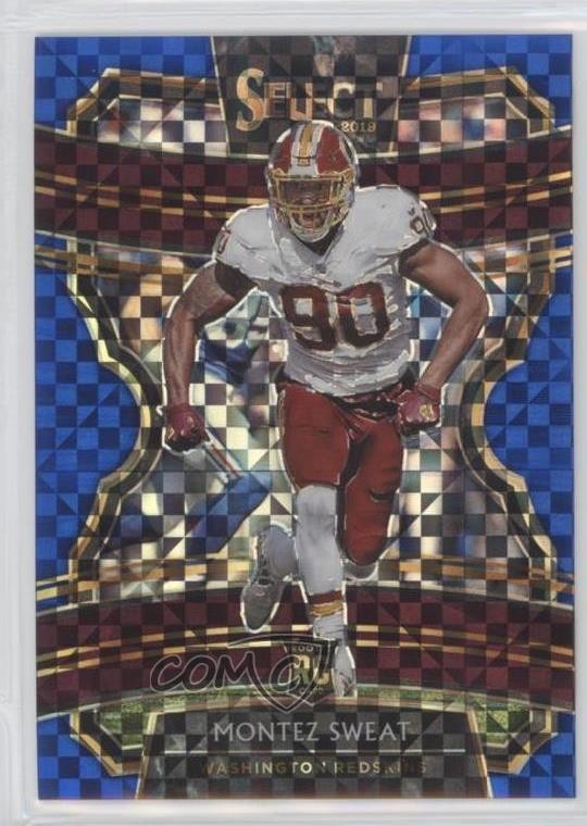 2019 Panini Select Concourse Blue Prizm /175 Montez Sweat #12 Rookie RC
