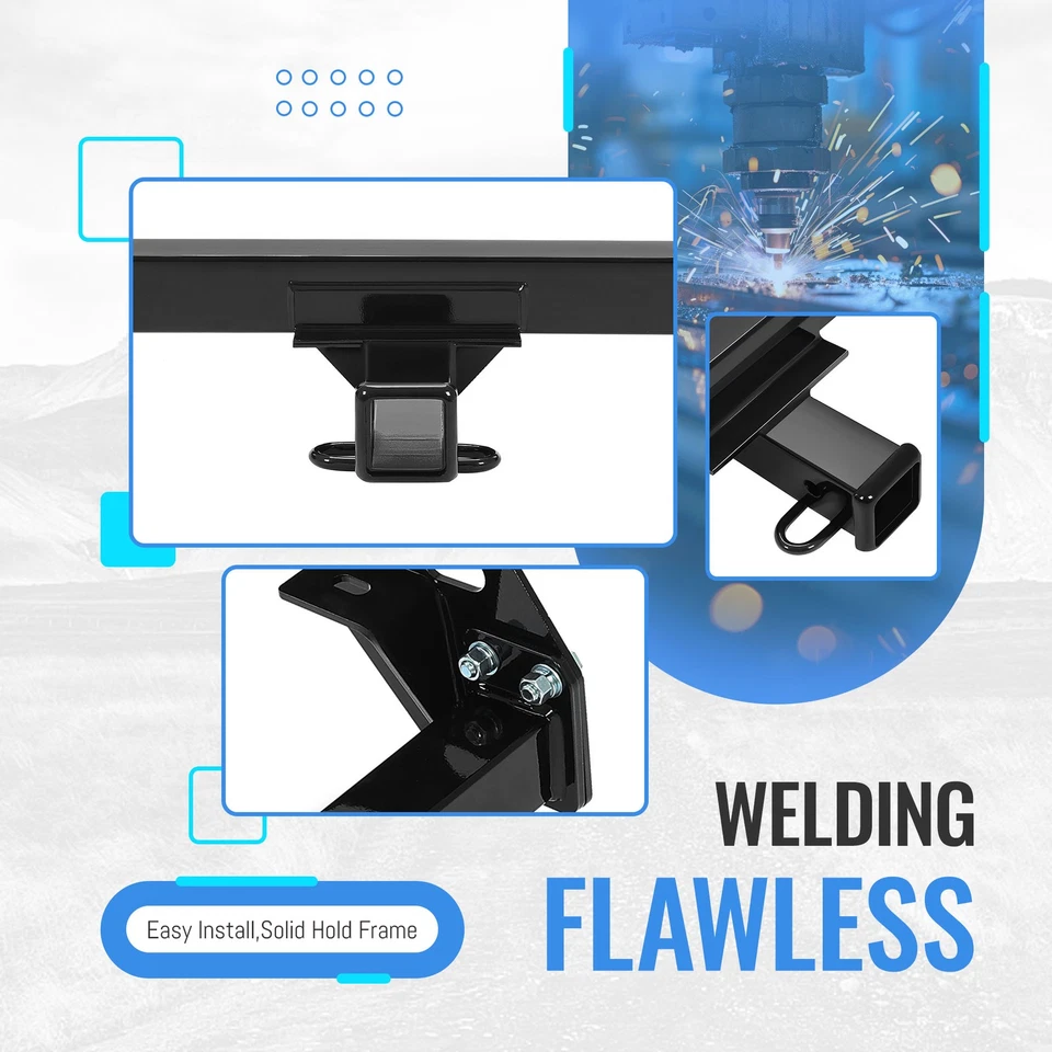 2" Rear Trailer Towing Hitch Tow Receiver Class 3 for Toyota Tacoma 1995-2004 Foto 3 de 4