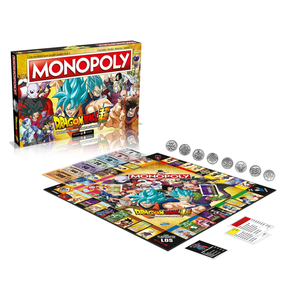 Monopoly Dragon Ball Super deutsch französisch Brettspiel Gesellschaftsspiel - Bild 2 von 4