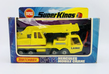 Matchbox Superkings K-12 Hercules Mobile Crane "Top in OVP"