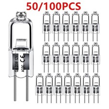 10/50/100PCS G4 12V 10W 20W Halogen Bulb Capsule Lamp Clear Warm Light Crystal