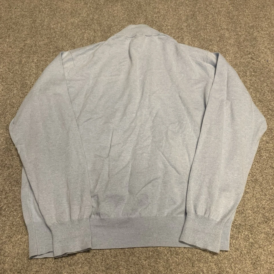 Suéter Peter Millar Mezcla Algodón 1/4 Cremallera PARA HOMBRES Talla XL Azul Foto 2 de 4
