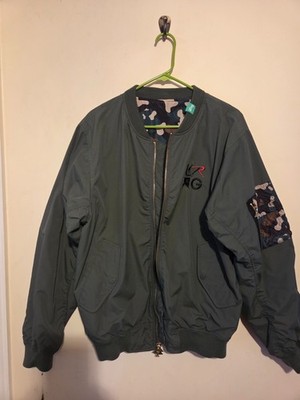 lrg lifted research group jacket large(GREEN) Reversible