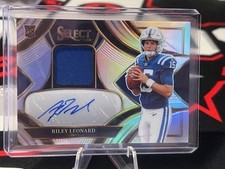 2025 Panini Select Riley Leonard Rookie Memorabilia 205/249 RC Auto Colts