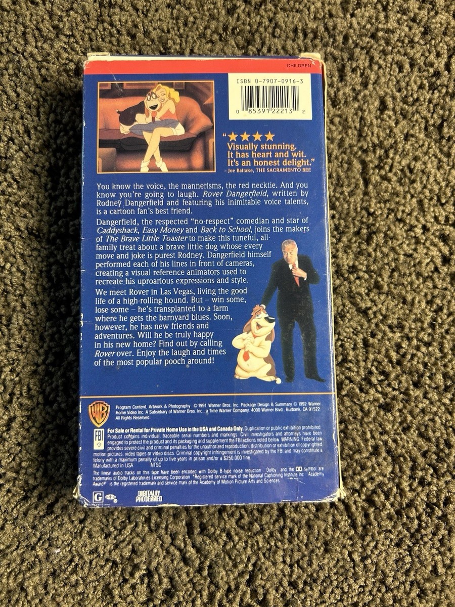 Rover Dangerfield (VHS, 1992) for sale online | eBay