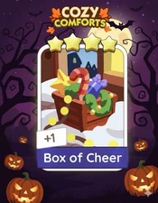 4 Star Sticker / card - Set 21 - Box of Cheer