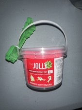 Kids Fake Snow Bucket Toy with Scoop Dig for Suprise Toys Red White Snow