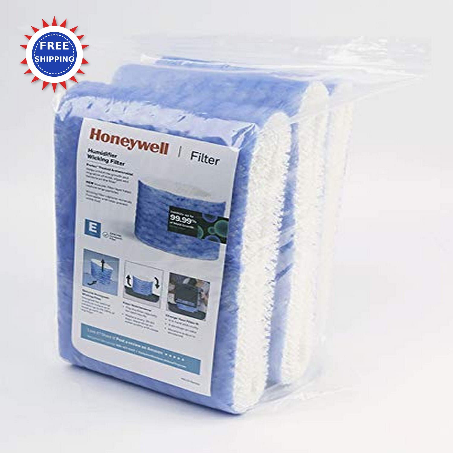 Filter Wicking E 3 pack Replacement Honeywell HC14PF3 white Count