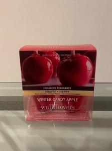 NEW BATH & BODY WORKS WINTER CANDY APPLE SCENT HOME FRAGRANCE REFILLS