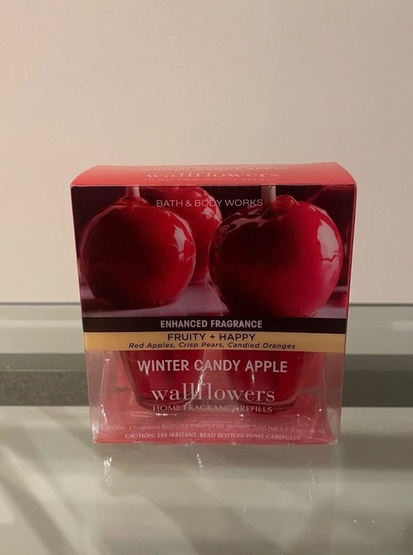 NEW BATH & BODY WORKS WINTER CANDY APPLE SCENT HOME FRAGRANCE REFILLS