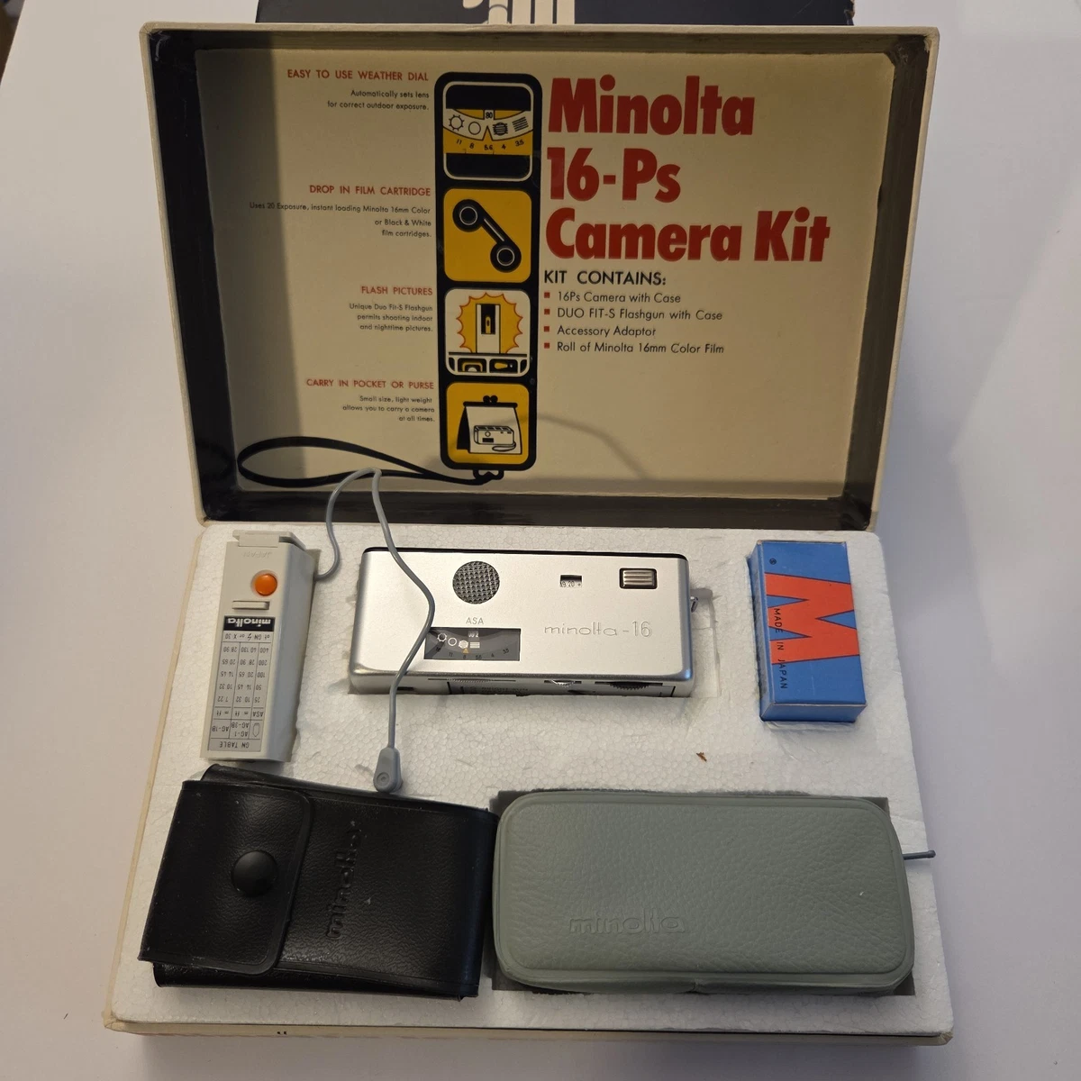 Minolta 16 Vintage Subminiature Cameras for sale - eBay