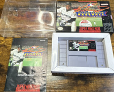 Nintendo Ken Griffey Jr. Major League Baseball SNES Complete w/ Manual NTSC 1994