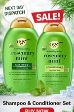 OGX Refreshing Scalp with Rosemary Mint Shampoo, Clarifying Blend to Remove