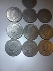 eisenhower dollar lot of 10, some D  — photo 4