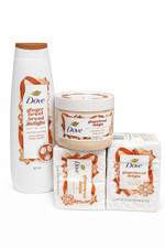 Dove Gingerbread Delight Holiday Bundle Body Wash Scrub Soap Set 8 Bars NEW