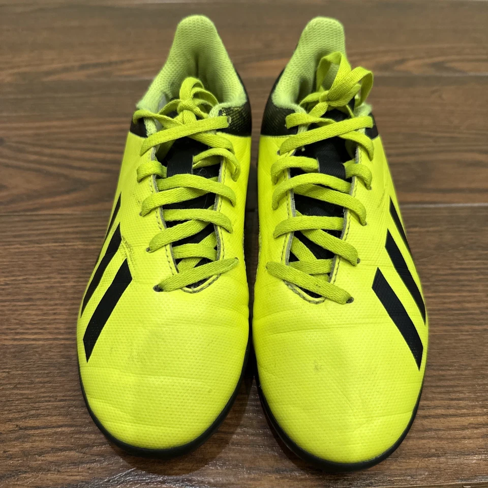 Botines de fútbol Adidas X TANGO 18.4 TF JR para niños talla 3 amarillo lima DB2435 Foto 2 de 4