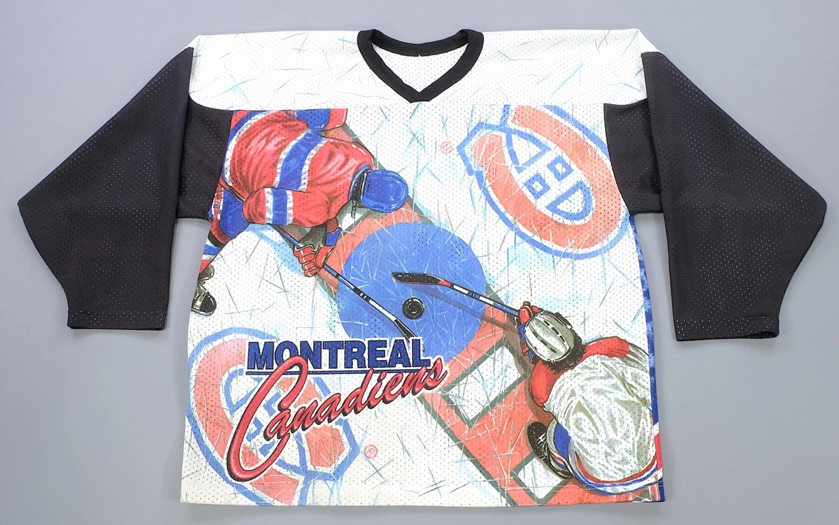 Vintage 1990s CCM Montréal Canadiens Hockey Jersey - Made in Canada