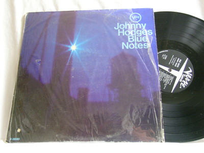 JOHNNY HODGES Blue Notes Ernie Royal Hank Jones Verve RVG LP Jimmy Hamilton 
