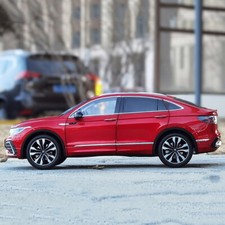 1/18 For   Tiguan X 2021 Red DieCast Car Model Toy