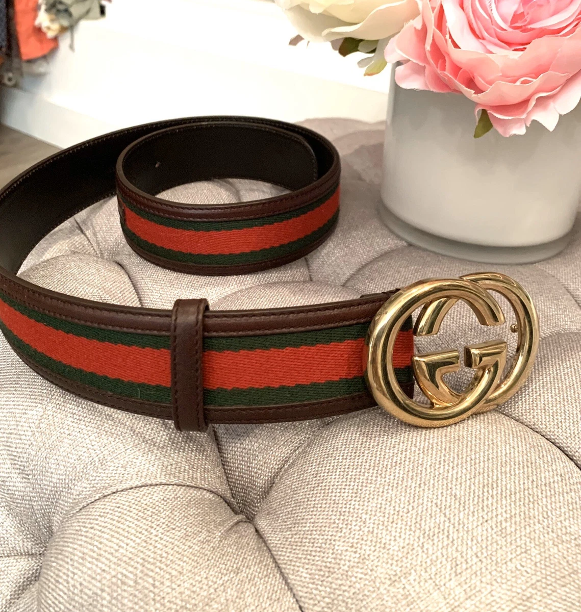 Gucci store belt rose