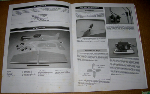 Great Planes EAGLE 580 Manual Instruction Book GPMA1281MNL - Picture 2 of 4