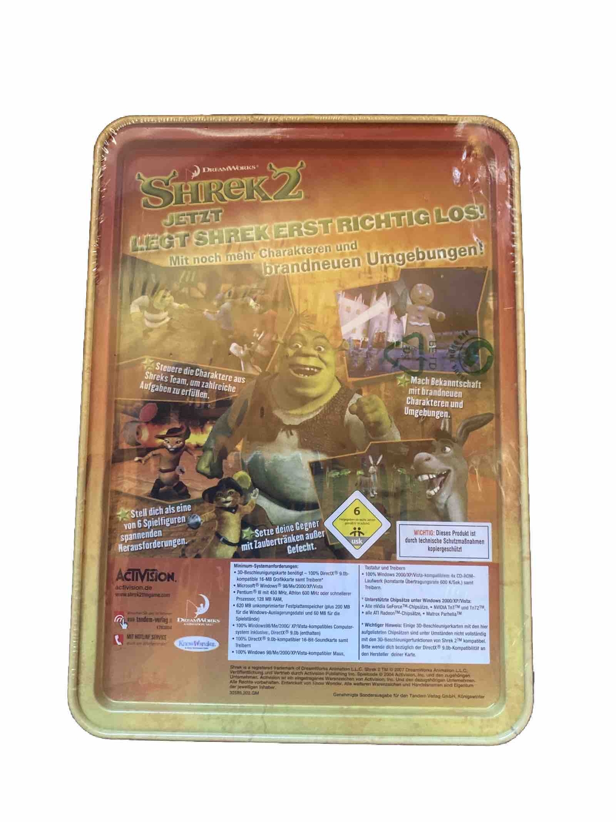 Jeu Shrek 2 (Activision) Pour Mac / Macintosh - Version FR Neuve Sous Blister