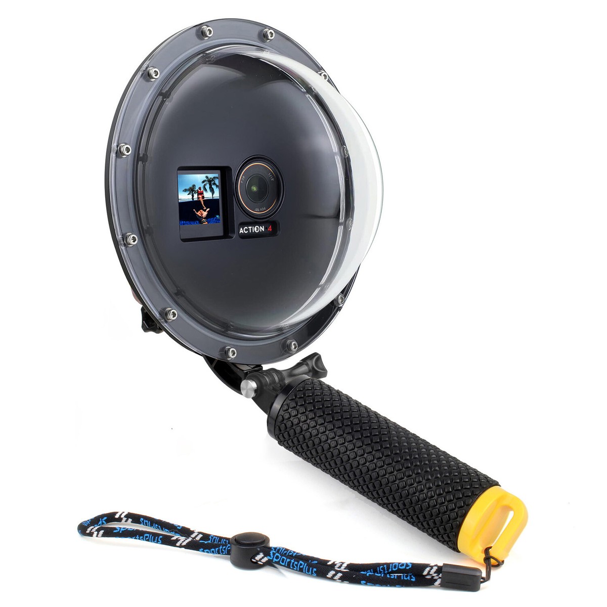 For DJI Osmo Action3 Pro Camera Underwater Dome Port Lens Waterproof  Housing