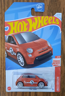 Hot Wheels Fiat 500e        Red Edition    Target Exclusive 1 of 12 for 2024