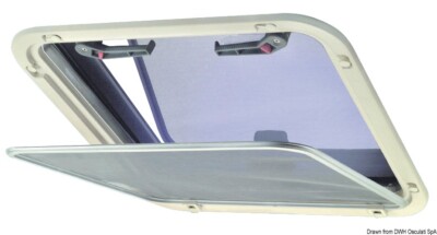 NEW OEM Lewmar Boat Hatch Trimming Ring + Flyscreen KIT for Hatch 44 #367644252