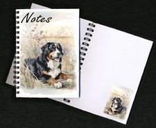 Bernese Mountain Dog Notebook/Notepad + small image on each page by Starprint