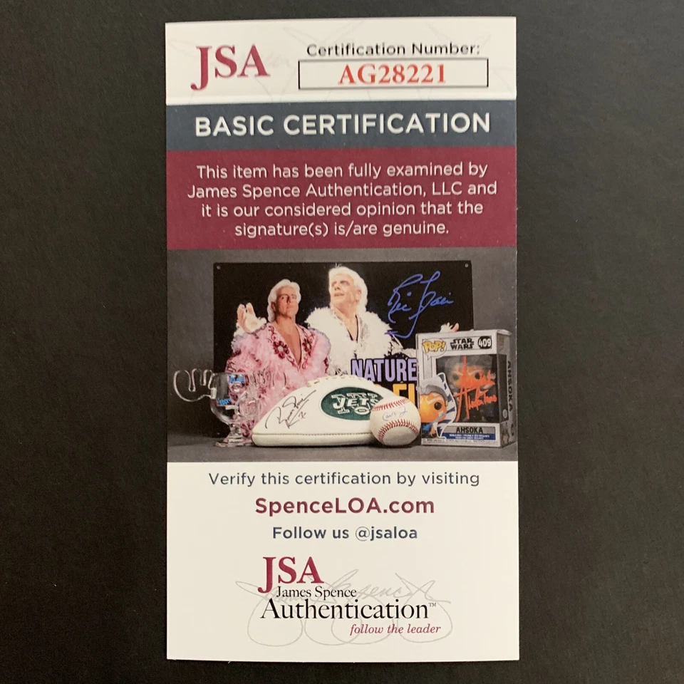 Duke Snider (d.2011) HOF Brooklyn Dodgers Autographed Signed 3x5 Index Card JSA - Image 2 of 4