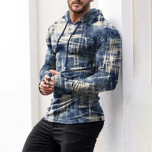 Pullover Hombres Sudaderas con Capucha Estampado 3D Ropa Activa Deportes Sudadera con Capucha Jersey Manga Larga - Imagen 14 de 18