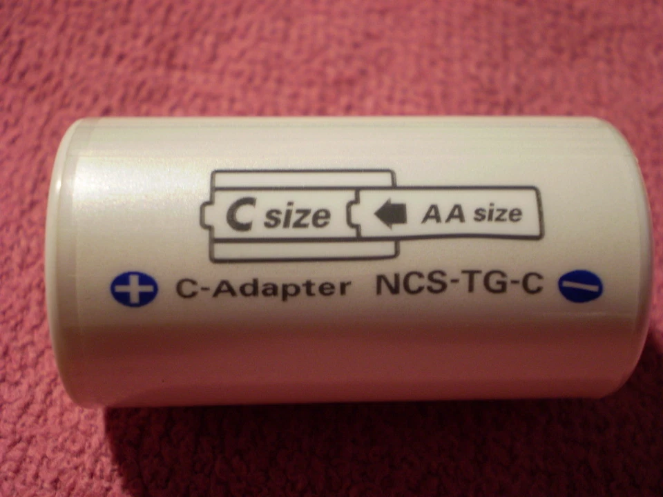 SANYO Enelooop adapter SPACER from AA to C size New NCS-TG-C FAST USA SHIP - Image 4 of 4
