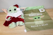 BUILD A BEAR Star Wars Mandalorian Baby Grogu Yoda Christmas UNSTUFFED with Bag
