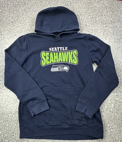 NFL Seattle Seahawks Hoodie Sweatshirt Youth XL Fits Mens MEDIUM - 第 1/4 張圖片