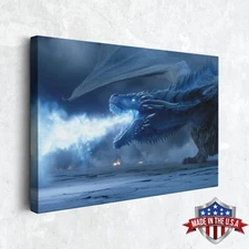 Inhale the World, Exhale Winter Wall Art, Canvas Print Poster for Home Decor