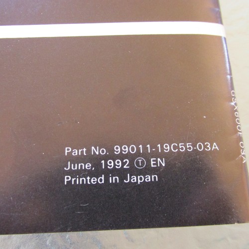 Suzuki OEM Owners Manual Book GSX600F 1992 NOS 179 - Picture 2 of 5