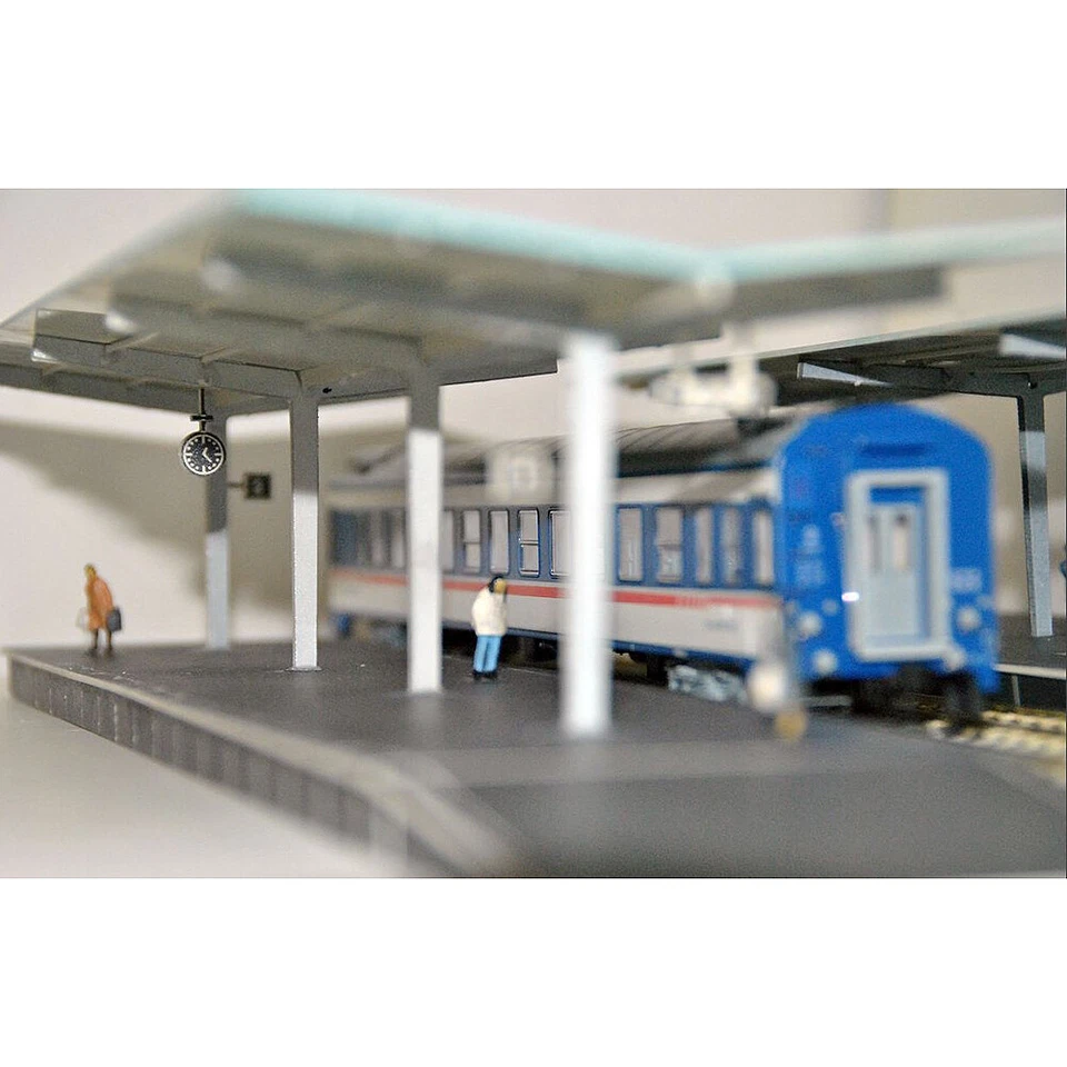 HO OO Scale 1:87 Railway Platforms Train Station (1 SET for one side) ZT002 - Image 3 of 4