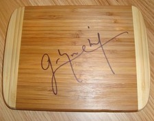 Graham Elliot Celebrity Chef Master Signed Cutting Board PHOTO PROOF James Beard