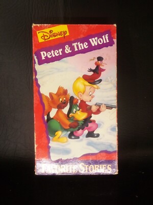 Disney VHS Favorite Stories Three Little Pigs and Peter and the Wolf